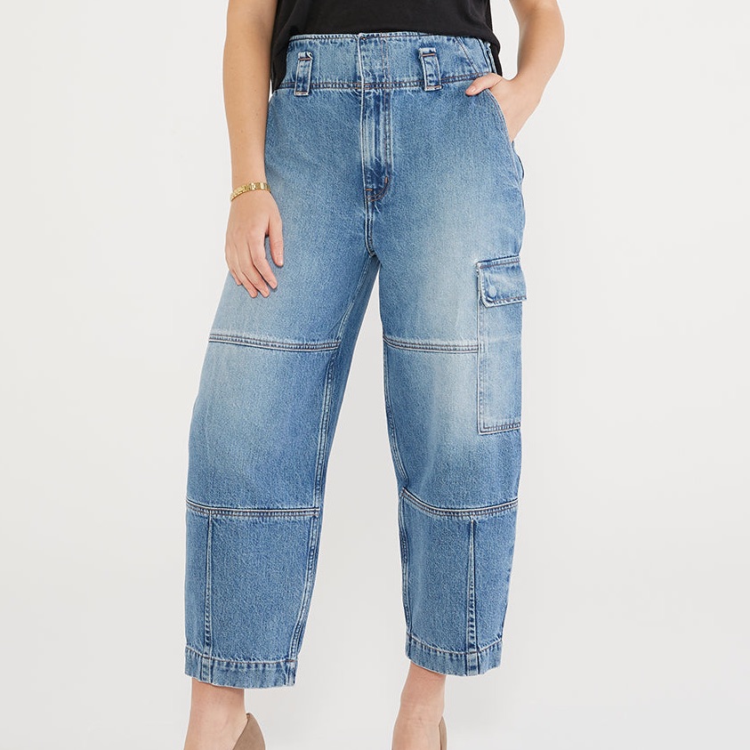 Nwt Etica Juni Crop Relaxed Jeans Size 31